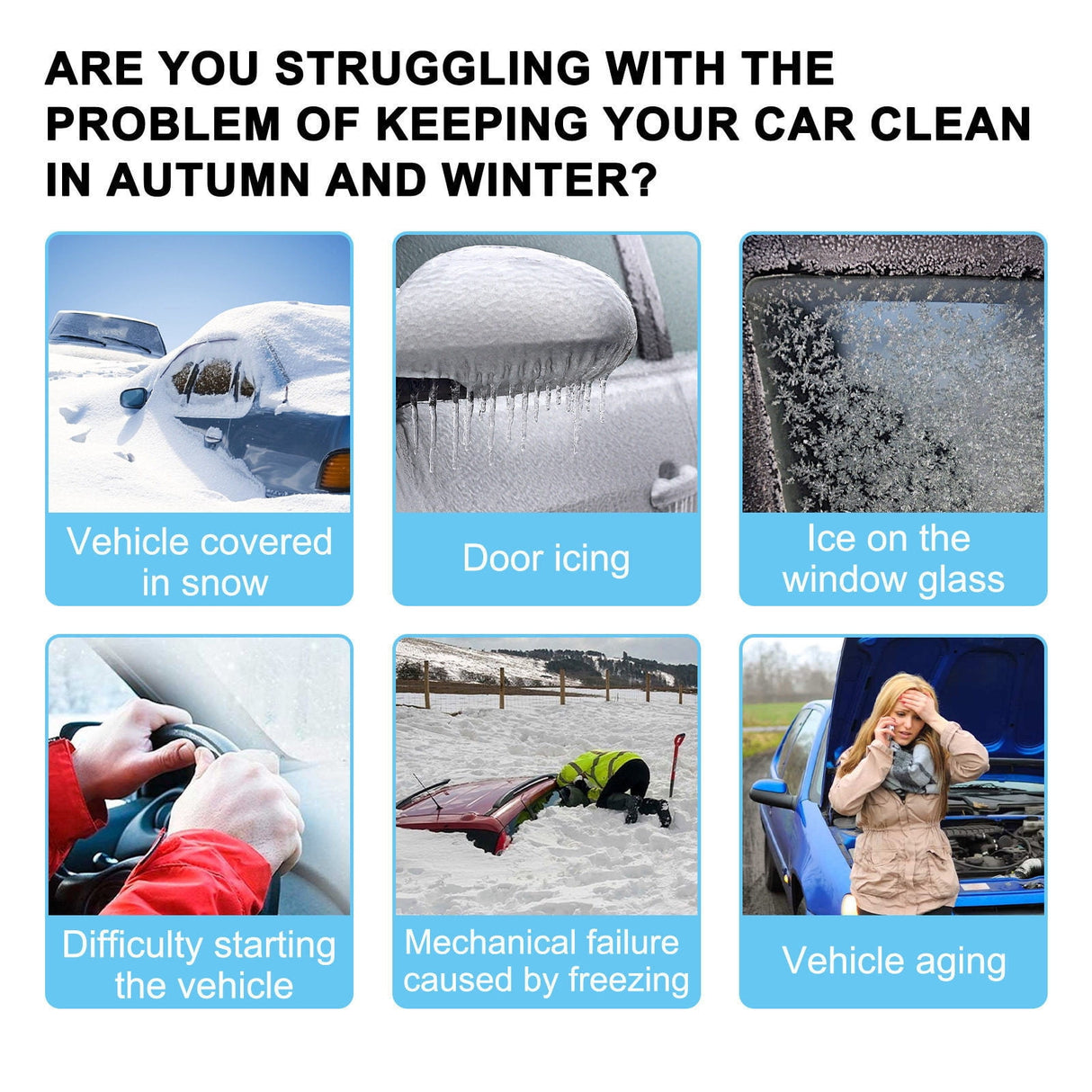 Hydrophobic Ice Removal Tool,100ml Quick-Spray Snow & Ice Melt for Car Windshields,Winter-Ready Windshield De-icing Coating Kit,Fast-Acting Anti-Ice Solution for Safe Winter Driving