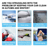 Hydrophobic Ice Removal Tool,100ml Quick-Spray Snow & Ice Melt for Car Windshields,Winter-Ready Windshield De-icing Coating Kit,Fast-Acting Anti-Ice Solution for Safe Winter Driving