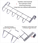 1 Piece Over The Door Hooks, Door Hanger, Over The Door Towel Rack, Door Coat Towel Hanger Door Coat Rack,No Drilling, White, 24.6 x 8.9 x 2 cm - 45-Degree Angle