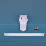 Drawer Locks Child Proofing, Child Proof Cabinet Locks For 0-12 Month Safety Botton Lock For Drawers Side Furniture Latches Corner Edges, 1 Pcs, 2.68x2.28 2.68" x 2.28" White