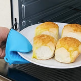 Oven Mitts Heat Resistant, Mini Oven Mitts, Mini Silicone Oven Gloves,Pinch Grips Mitts Potholder for Kitchen Cooking & Baking, 1 Pcs, 3.93x3.35 3.93