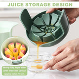 Apple Slicer, Heavy Duty Apple Corer and Slicer with Comfort Handles, 8-Slice Large Apple Slicer, with 1 Pcs Tomato & Fruit Cutting Blades, 1 Set Multisize Silver2 - Extra Image