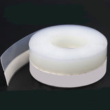 Weather Stripping Door Seal Tape,25mm Draft Stopper for Doors and Showers,Flexible Adhesive Material,Easy to Install and Trim,Prevents Water and Air Leaks,Ideal for Home and Bathroom