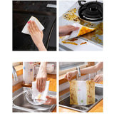 5 PCS Kitchen paper towel - Reusable tissue rolls, made from recycled paper, 50 sheets per roll, suitable for kitchens, furniture, dishes, etc.