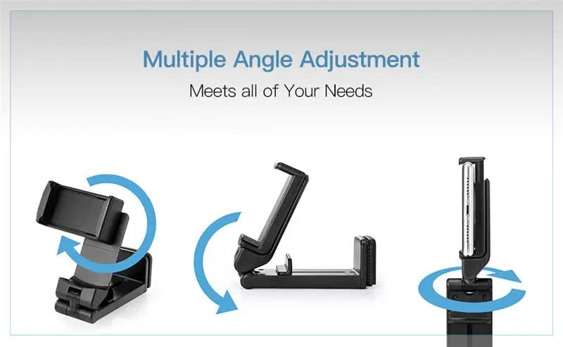 Adjustable Foldable Phone and Tablet Stand for Desk, Travel and Video Calls, Universal Holder with Stable Viewing Angle, Pink