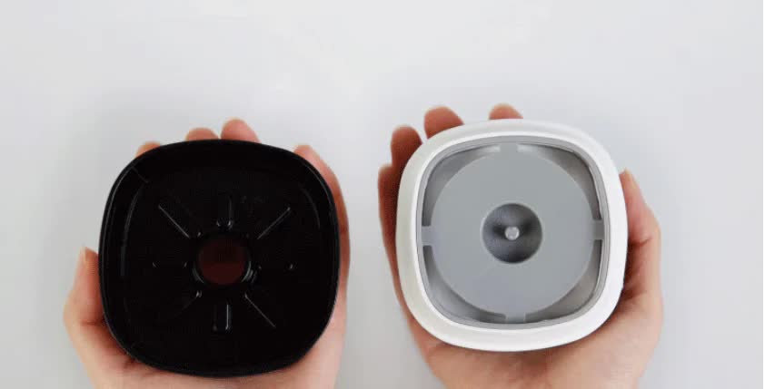 Desk Vacuum Cleaner - Mini Vacuum Cleaner - Table Vacuum Cleaner - Handheld Vacuum Cleaner - Wireless Charger - 2 in 1 - USB Rechargeable - Portable Vacuum Cleaner - Desk Accessories - Gadget - Keyboard Cleaner - Compact - Phone Charger - White - 1 Piece