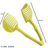 Onion Cutter - Tomato Cutter - Vegetable Cutter - Onion Comb - Cutting Aid - Potato Cutter - Kitchen Accessories - Lemon Cutter - Vegetable Holder - Fruit Cutter - Handy Kitchen Tools - Cutting Tools - Green - 1 Piece - Low Angle