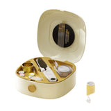 Sewing Kit - Sewing Box - Sewing Thread - Sewing Supplies - Haberdashery - Travel Sewing Kit - Sewing Kit - Sewing Accessories - Clothing Repair Kit - Needles and Thread - Needle and Thread - Measuring Tape - Crafts - Sewing Case - Starter Kit - Beige - 1