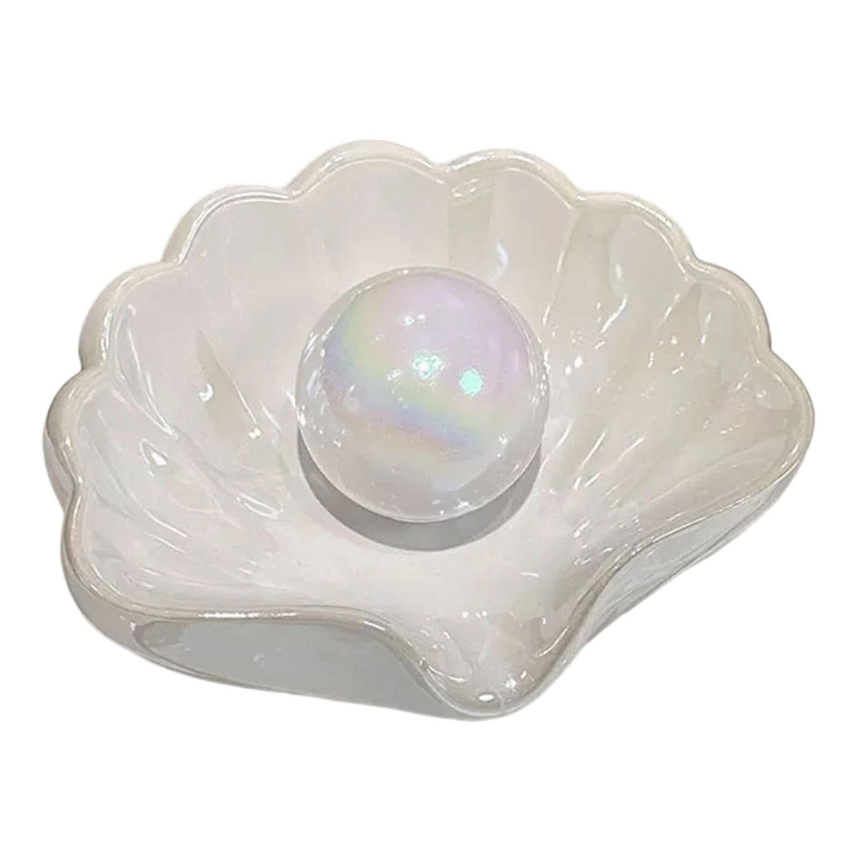 Soap Dish Shell - Soap Holder - Soap Dish - Bathroom Accessories - Jewelry Dish - Toilet Furnishings - Storage Dish - Home Decoration - Key Tray - Make Up Sponge Holder - Luxury Bathroom Interior - Gift Tip - Mother of Pearl White - 1 Piece