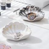 Soap Dish Shell - Soap Holder - Soap Dish - Bathroom Accessories - Jewelry Dish - Toilet Furnishings - Storage Dish - Home Decoration - Key Tray - Make Up Sponge Holder - Luxury Bathroom Interior - Gift Tip - Mother of Pearl White - 1 Piece - Low Angle