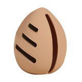 Makeup Sponge Holder - Beauty Sponge Case - Makeup Organizer - Storage Box - Makeup Egg - Travel Box - Cosmetic Accessories - Sponge Box - Gift for Women - Toiletry Bag - Protective Cover - Silicone - Nude Pink and Brown - 3 Pieces