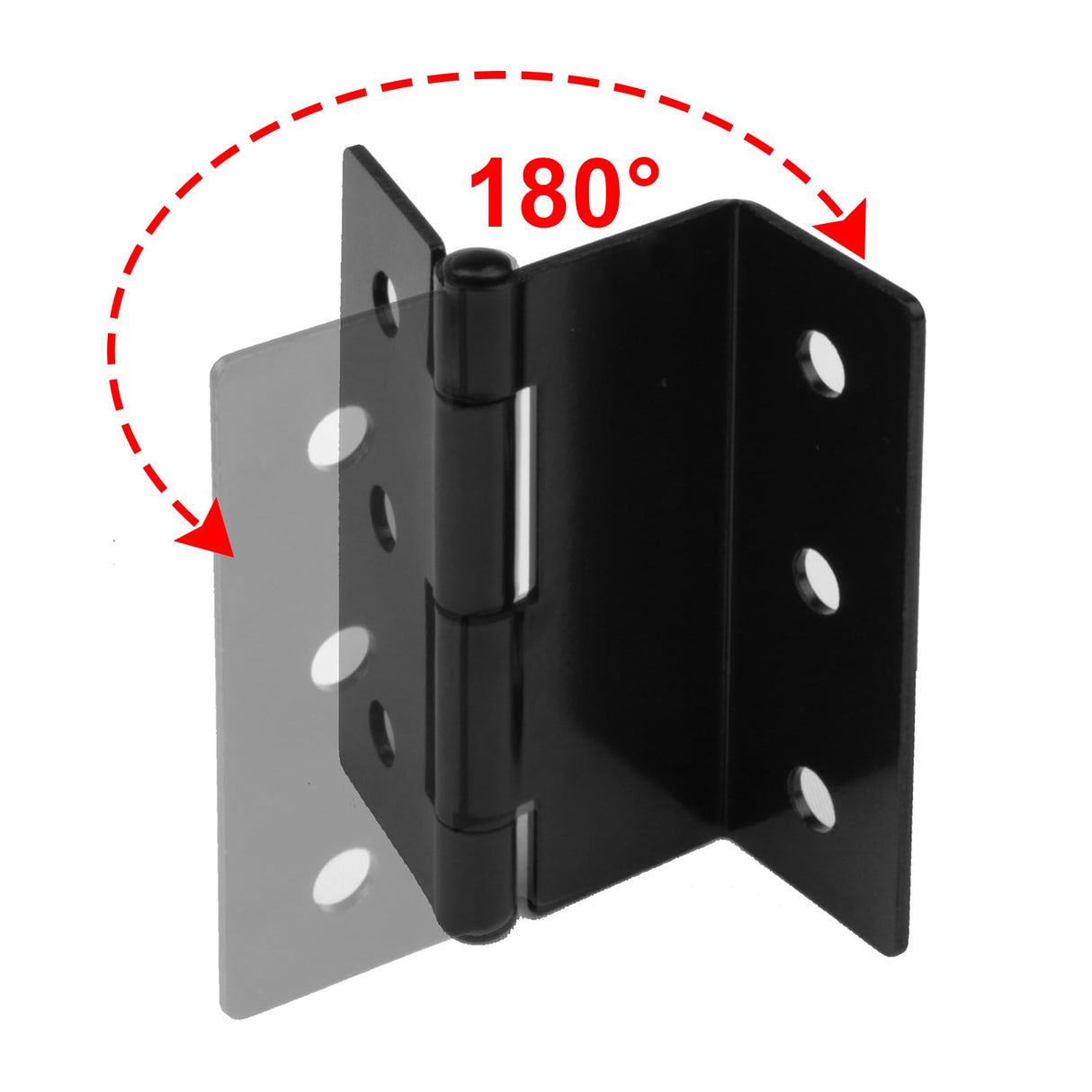 Hinges - Triple hinges - Cabinets - Kitchen cabinet - Wardrobe - Wooden cabinet - Door stopper - Cabinet - Trash can - Wardrobe - Suitcase hand luggage - Suitcase - Iron - Black - 6 pieces
