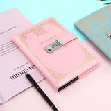 Diary - Journal - diary with lock - password book - Notebook - notebook A5 - diary for adults - books - Retro - Creative - Christmas gifts - Christmas gifts for adults - gift for women - gift for men -White