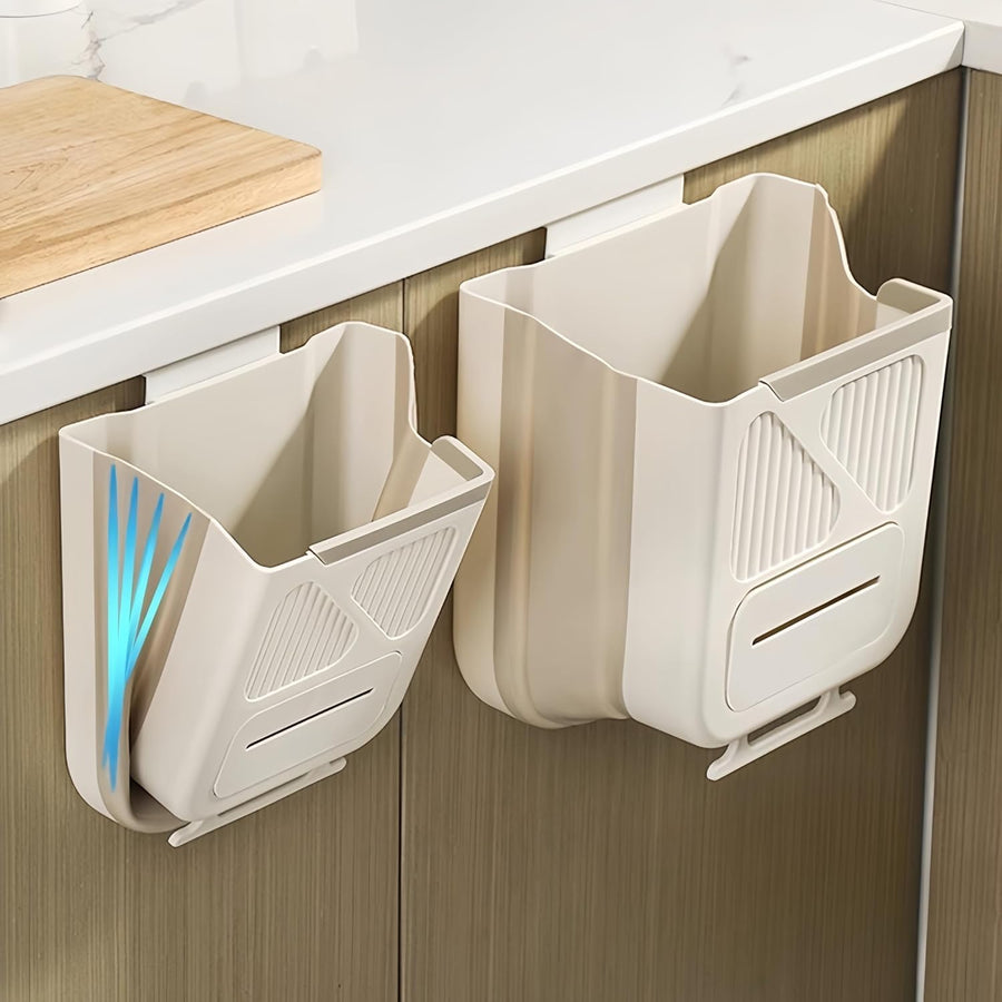 Kitchen Sink Organiser with Sponge Holder and Draining Basket for Scraps, Dishwashing Tools and Tidy Benchtop Storage, 10L, Beige