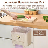 Kitchen Sink Organiser with Sponge Holder and Draining Basket for Scraps, Dishwashing Tools and Tidy Benchtop Storage, 10L, Beige
