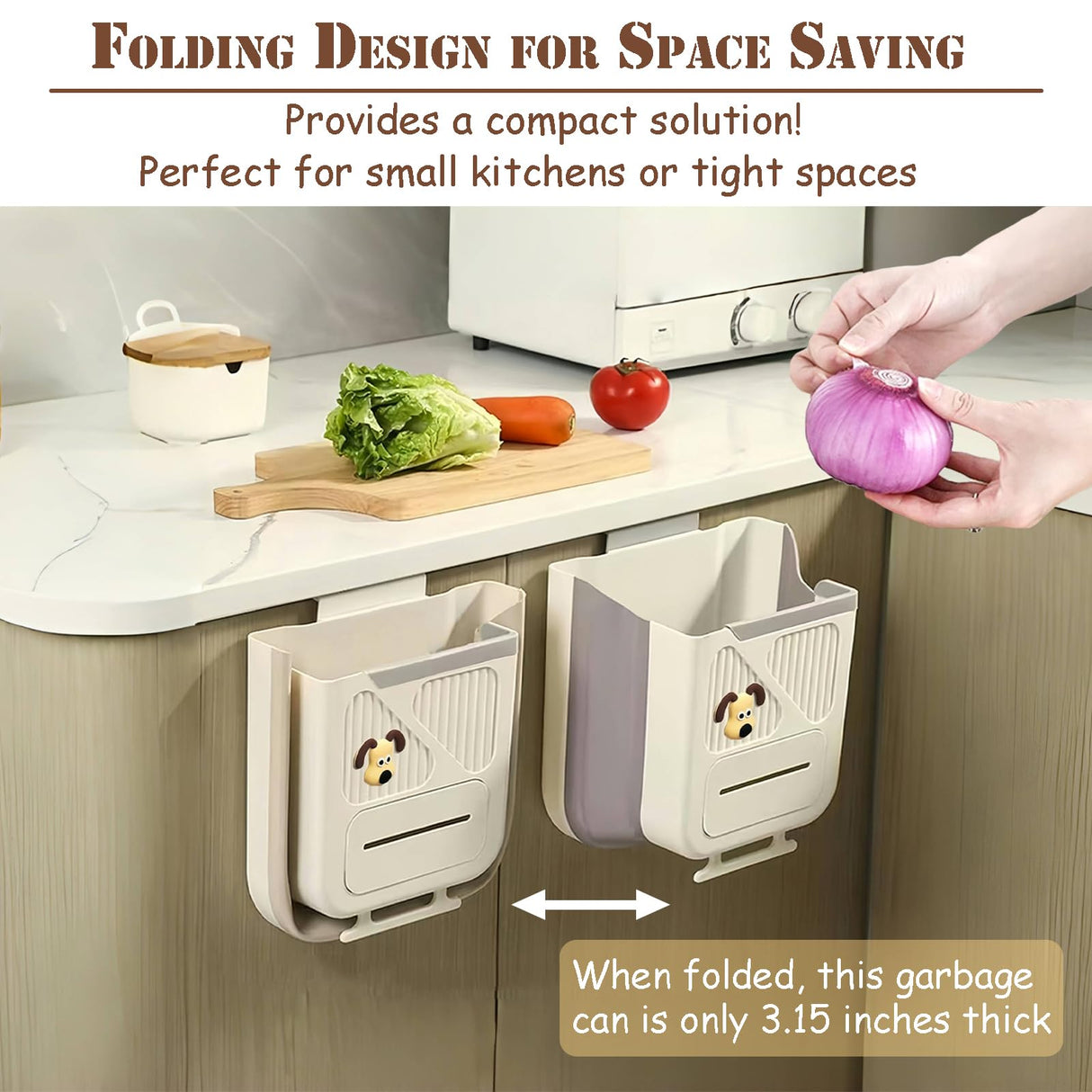 Kitchen Sink Organiser with Sponge Holder and Draining Basket for Scraps, Dishwashing Tools and Tidy Benchtop Storage, 10L, Beige