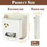 Kitchen Sink Organiser with Sponge Holder and Draining Basket for Scraps, Dishwashing Tools and Tidy Benchtop Storage, 10L, Beige