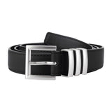 2 Pack Women's Faux Leather Belts with Buckles, Adjustable Waist Belts for Jeans, Dresses, Workwear and Everyday Outfits, Black