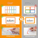 Self-adhesive labels - Name stickers - Address stickers - Stickers - Sticker sheets - Freezer labels - Labels - School supplies - Office supplies - Moving stickers - Folder labels - Writable stickers - Blank labels - Multicolor - 20 pieces - Side View