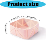 Foldable Dog Food Bowl - Dog Drinking Bowl - Dog Bowl - Travel Bowl - Water Bowl - Food Bowl - Dog Supplies - Hiking - Camping - On the Go - Silicone Bowl - Portable Food Bowl - Dog Accessories - Light Pink - 1 Piece - Top-Down View