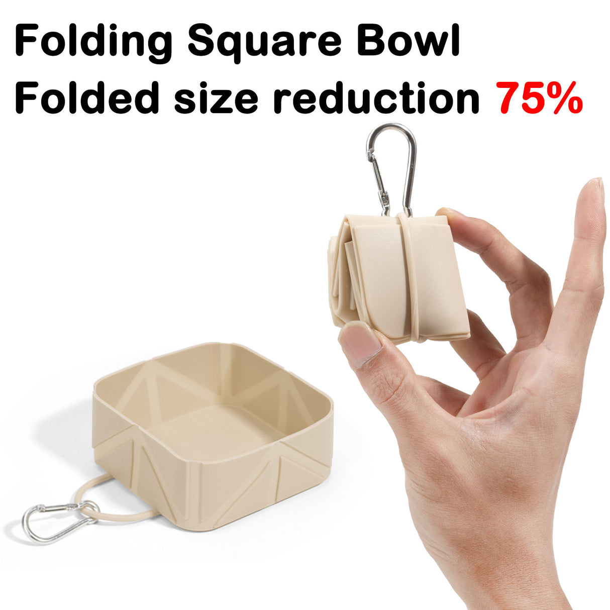 Foldable Dog Food Bowl - Dog Drinking Bowl - Dog Bowl - Travel Bowl - Water Bowl - Food Bowl - Dog Supplies - Hiking - Camping - On the Go - Silicone Bowl - Portable Food Bowl - Dog Accessories - Cat Food Bowl - Puppy - Pastel Mix - Pack of 5