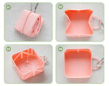 Foldable Dog Food Bowl - Dog Drinking Bowl - Dog Bowl - Travel Bowl - Water Bowl - Food Bowl - Dog Supplies - Hiking - Camping - On the Go - Silicone Bowl - Portable Food Bowl - Dog Accessories - Cat Food Bowl - Puppy - Pastel Mix - Pack of 5
