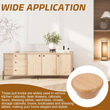 Furniture knobs - Drawer knobs - Cabinet knobs - Furniture handles - Kitchen handles - Door handles - Cabinet handles - Furniture fittings - Kitchen fittings - Handles - Beech wood - Wood - Wooden - Scandinavian - Round - Design - Natural - Beech - Set of - 45-Degree Angle