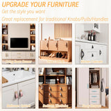 Leather Handles - Furniture Handles - Kitchen Handles - Door Handles - Cabinet Handles - Drawer Knobs - Furniture Hardware - Kitchen Hardware - Handles - Leather - Leather - Kitchen Renovation - Scandinavian - Brass - Knobs - Loops - Loop - Ivory - Set of - Rear View