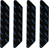 Carpet stoppers - Anti-slip mat - Rug grippers - Rug stopper - Anti-slip stickers - Rug fixer - Sofa cover stopper - Ultra-thin stopper - Carpet undermat - Discreet - Sofa stopper - Black - 4 Pieces