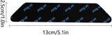 Carpet stoppers - Anti-slip mat - Rug grippers - Rug stopper - Anti-slip stickers - Rug fixer - Sofa cover stopper - Ultra-thin stopper - Carpet undermat - Discreet - Sofa stopper - Black - 4 Pieces - Rear View