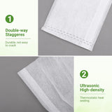 Grow Bags - Gardening - Grow Pots - Vegetable Garden - Seedlings - Plant Bags - Non-woven Grow Bags - Growing Set - Breathable Fleece - Plant Pots - Garden - Sowing - Cuttings - Vegetables - Fruit - Plant Bag - Vegetable Gardening - Sustainable - White - - 45-Degree Angle