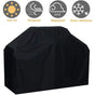 BBQ Cover Waterproof Windproof Fade Resistant Oxford Fabric Compatible with Weber and Brinkmann Barbecue Racks, 145 x 61 x 117 cm