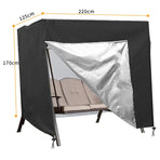 Garden Swing Cover Waterproof UV Resistant Oxford Fabric, 220 x 125 x 170 cm