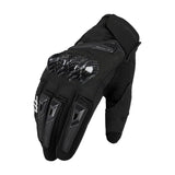 Motorcycle Gloves Breathable Full Finger Touch Screen Anti Slip Racing Gloves, Palm Width 8.5-9.0 cm