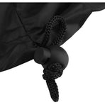 Sun Lounger Cover Waterproof Windproof 210D Oxford Fabric Black, 208 x 76 x 41 cm