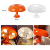 Mushroom Table Lamp LED Room Decoration Orange, 22 x 33 cm - Top-Down View