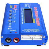 Lipo Charger 80W 6A Balance Charger for LiPo Li Ion LiFe 1-6S and NiMH NiCd 1-15S - Front View