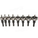 13 Pcs Metal Hole Saw Set Tungsten Steel Cutting Tool Kit, 16-53 mm