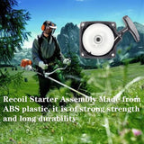 2 Pcs Petrol Brush Cutter Starter Pawl Set with Multi Tool - Top-Down View