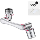 Faucet Aerator 1440 Degree Swivel Extension 2 Water Modes Universal Brass Diffuser, 20 22 24 mm