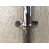 20 Pcs 304 Stainless Steel U Tube Clamp Pipe Fastener, 10 mm - Top-Down View