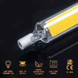 R7S LED Bulb 10W Warm White 230V Non Dimmable COB, 118 mm