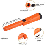 Metal Detector Pinpointer IP66 Water Resistant with Holster - Top-Down View