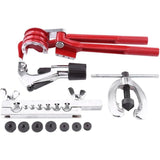 11 Pcs Pipe Flaring Tool Kit with Pipe Cutter and Tube Bender - Side View