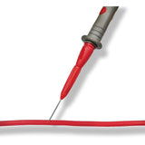 Multimeter Test Tip Steel Needle Probe, 2 mm - Top-Down View