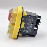 KJD17B Switch 250V No Voltage Release Switch with Coil Contact - Top-Down View