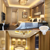 12 Pack MR16 LED Bulbs 12V 5W Warm White 2800K 120 Degree - Side View