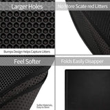 Double Layer Cat Litter Mat Black, 30 x 45 cm