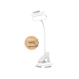 Touch Bedside Lamp 5 Colors 5 Brightness Levels Flexible Reading Lamp Black - Side View