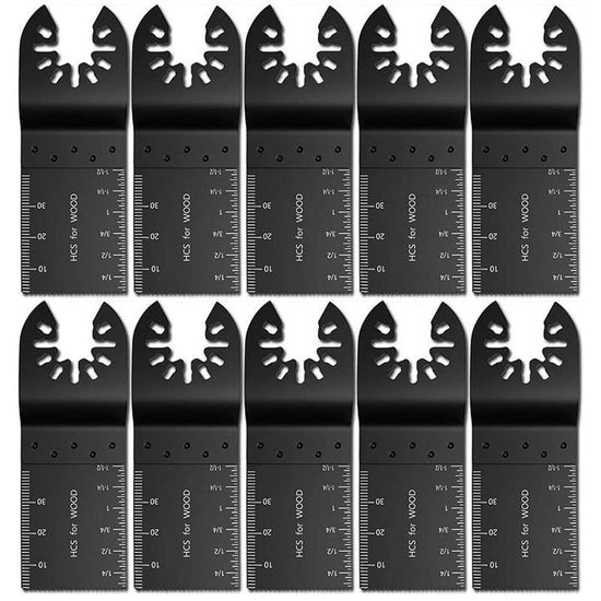 10 Pcs High Carbon Steel Saw Blades, 34 mm